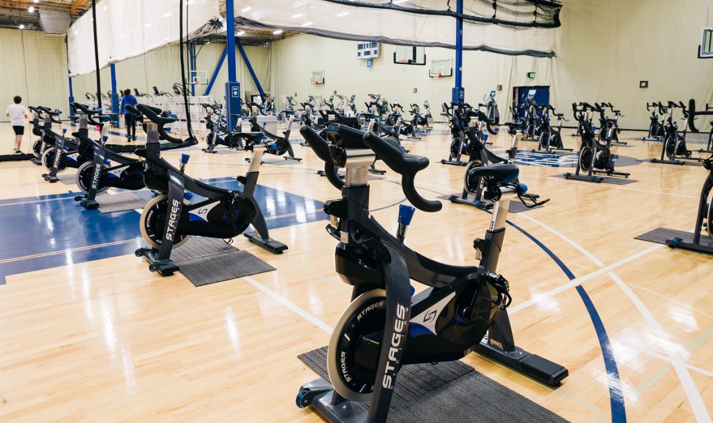 Bay Club Portland Cycle Bikes in the Gym Bay Club Portland Cycle Bikes in the Gym.