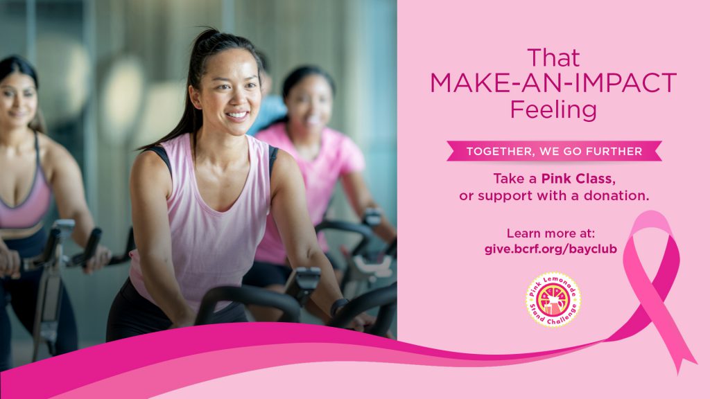 BAY CLUB GOES PINK IN OCTOBER WITH WITH PINK LEMONADE STAND